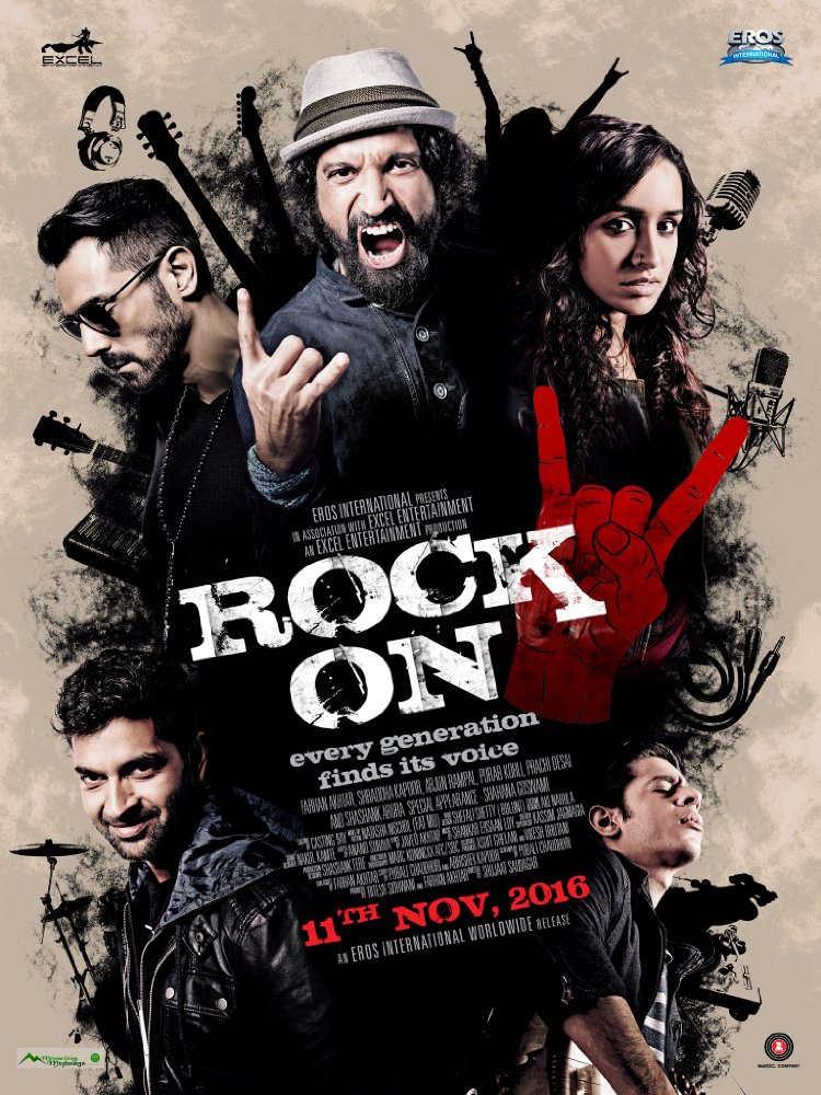 Rock On 2 2016 x264 DvDRip AC3 5.1 MSubs -DDR torrent